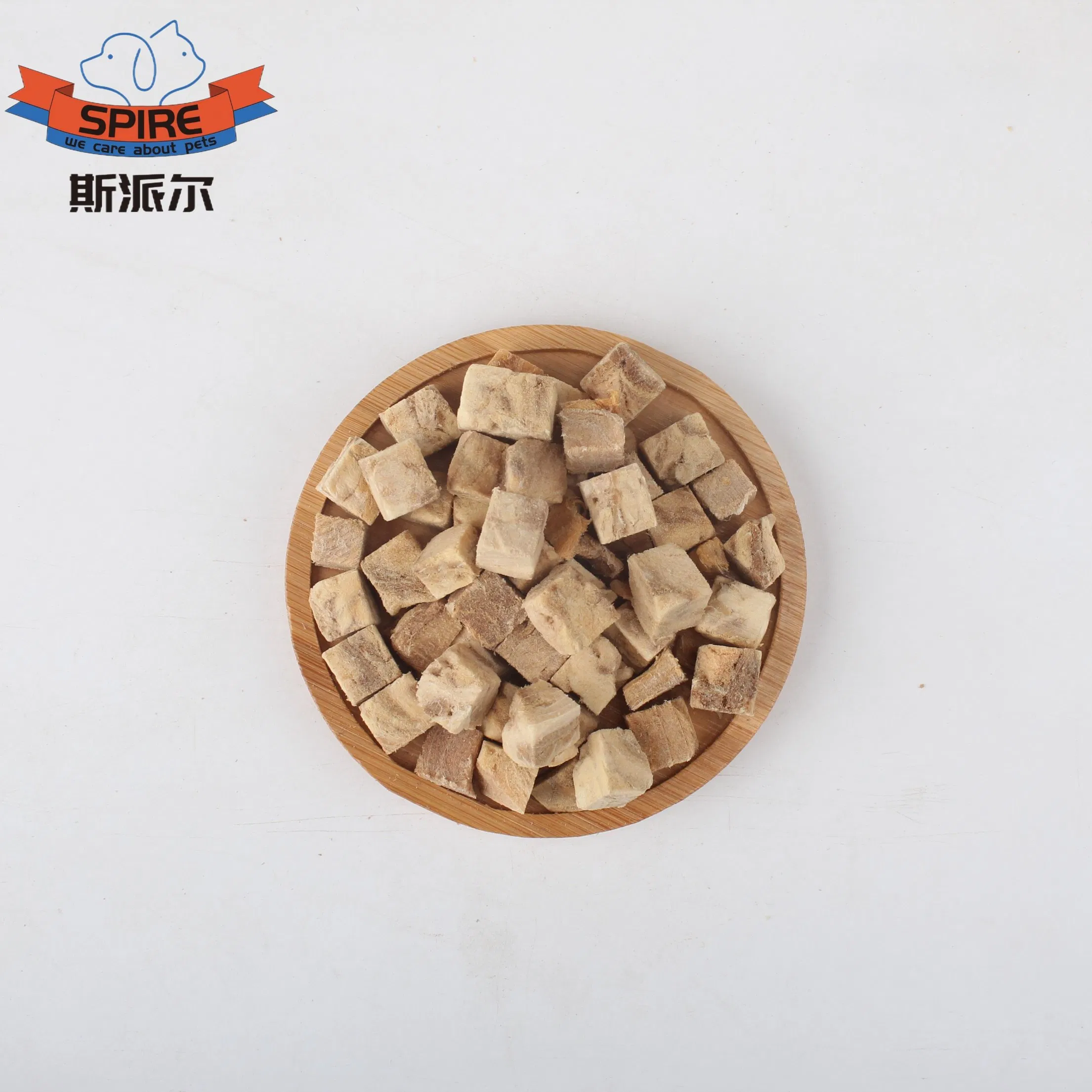 Freeze-Dried Mixed Protein Pet Food Salmon Cube Recipe for Dog Cat Balanced Diet