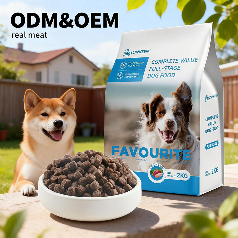 High Protein Fresh Meat Grain-Free Chicken Dry Dog Food for Puppies 500g