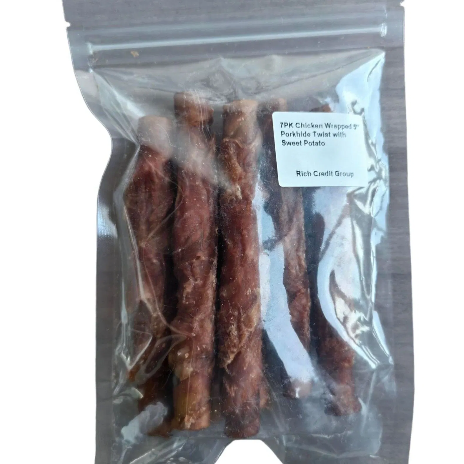 Chicken Wrapped Porkhide Dog Treats with Sweet Potato