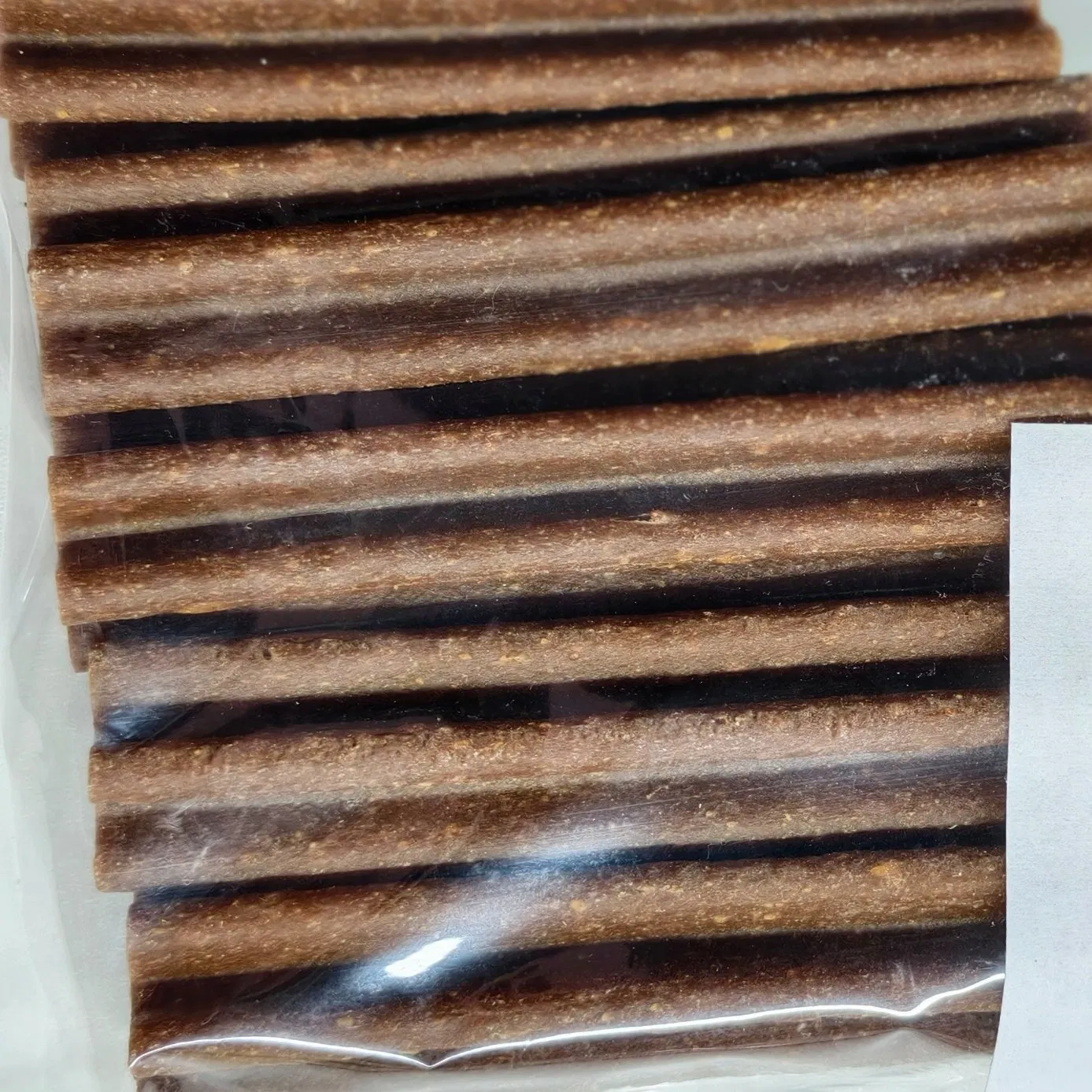 Hexagonal Rawhide Stick Dog Dental Chews Duck Flavor