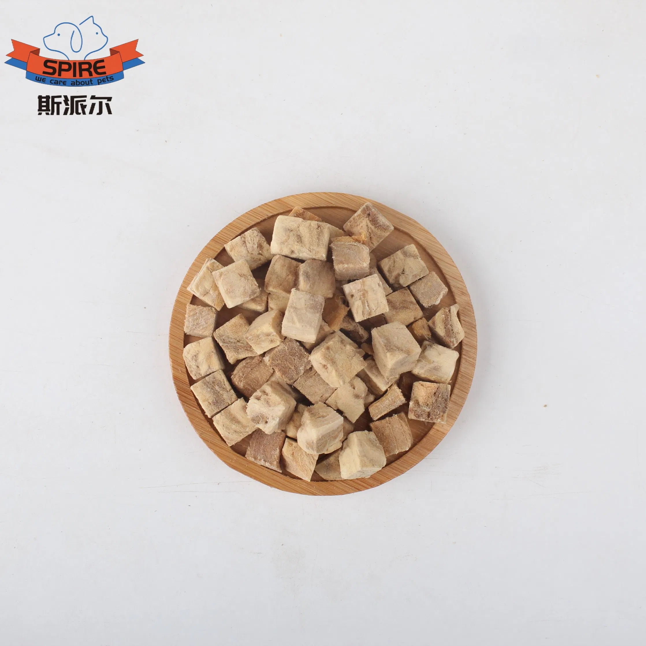 Freeze-Dried Mixed Protein Pet Food Salmon Cube Recipe for Dog Cat Balanced Diet