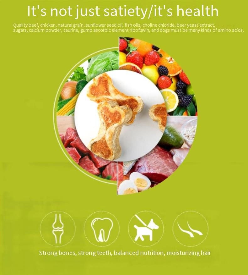 Dog Treats Bonesbite-Resistan Teeth Small and Medium Size Puppy Pet Food Molar Stick