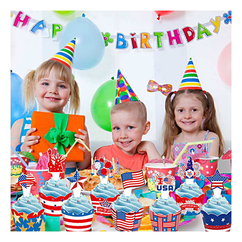 Independence Day Party Supplies Cake Decoration Party Holiday Cake Topper