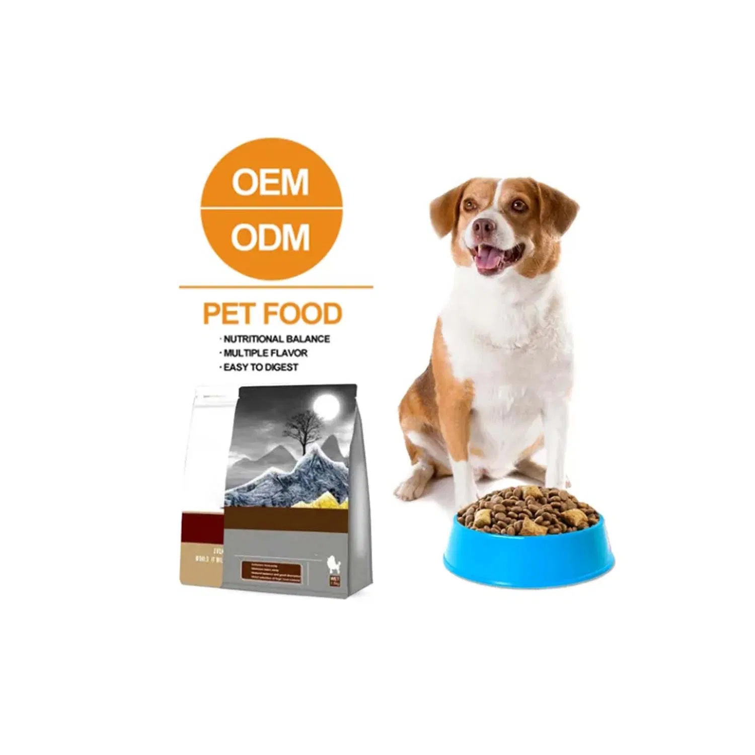 Deep Sea Fish Natural Fresh Dry Cat Dog Food OEM with Freeze Dried Chicken Duck Salmon