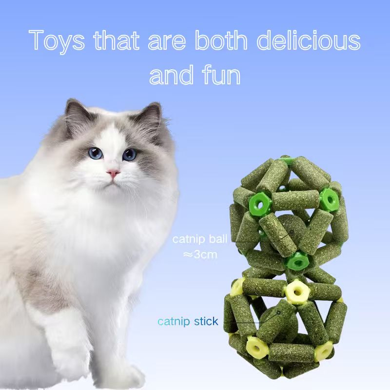 High-Quality Catnip for Cats - Pure Dried Catnip Powder &amp; Sprinkles, Irresistible Kitty Treats for Chewing, Playing &amp; Relaxing, Pet-Safe Formula