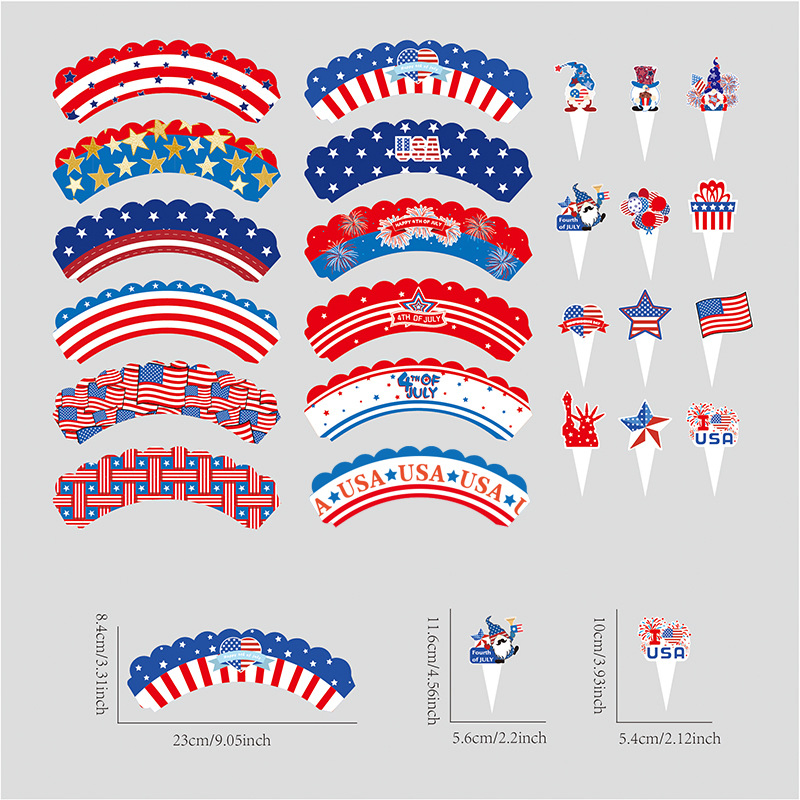 Independence Day Party Supplies Cake Decoration Party Holiday Cake Topper