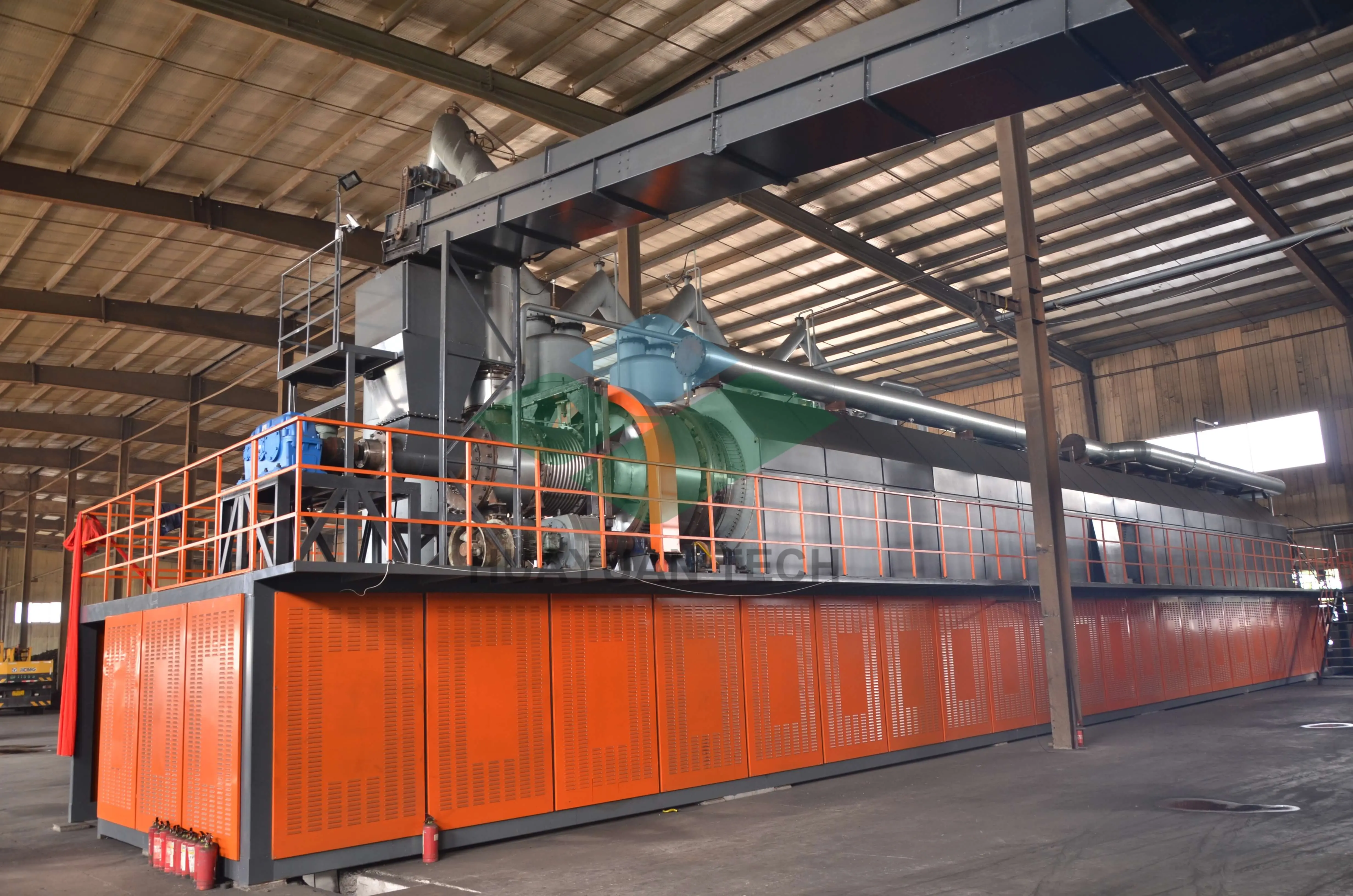 High-Quality Continuous pyrolysis plant(5-10cm tire blocks as feedstock) Manufacturer, Suppliers