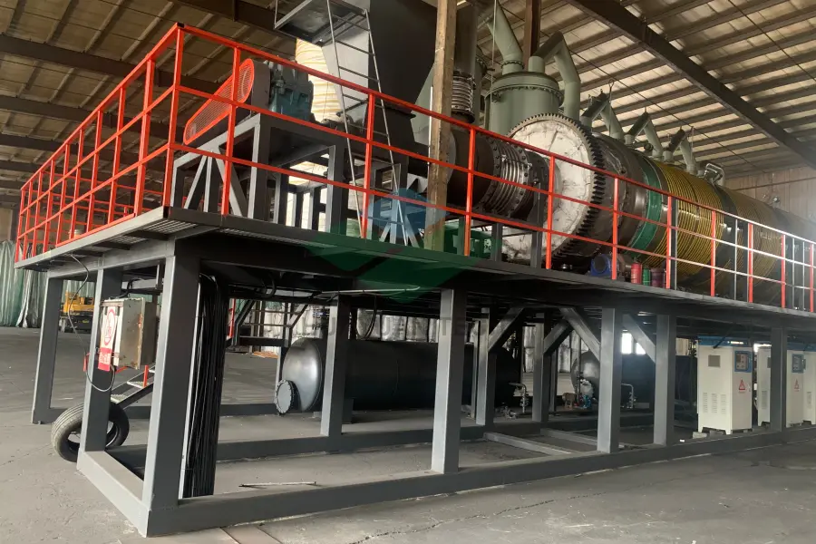 Cheap Electrical Heating Continuous Pyrolysis plant Manufacturers, Manufacturer