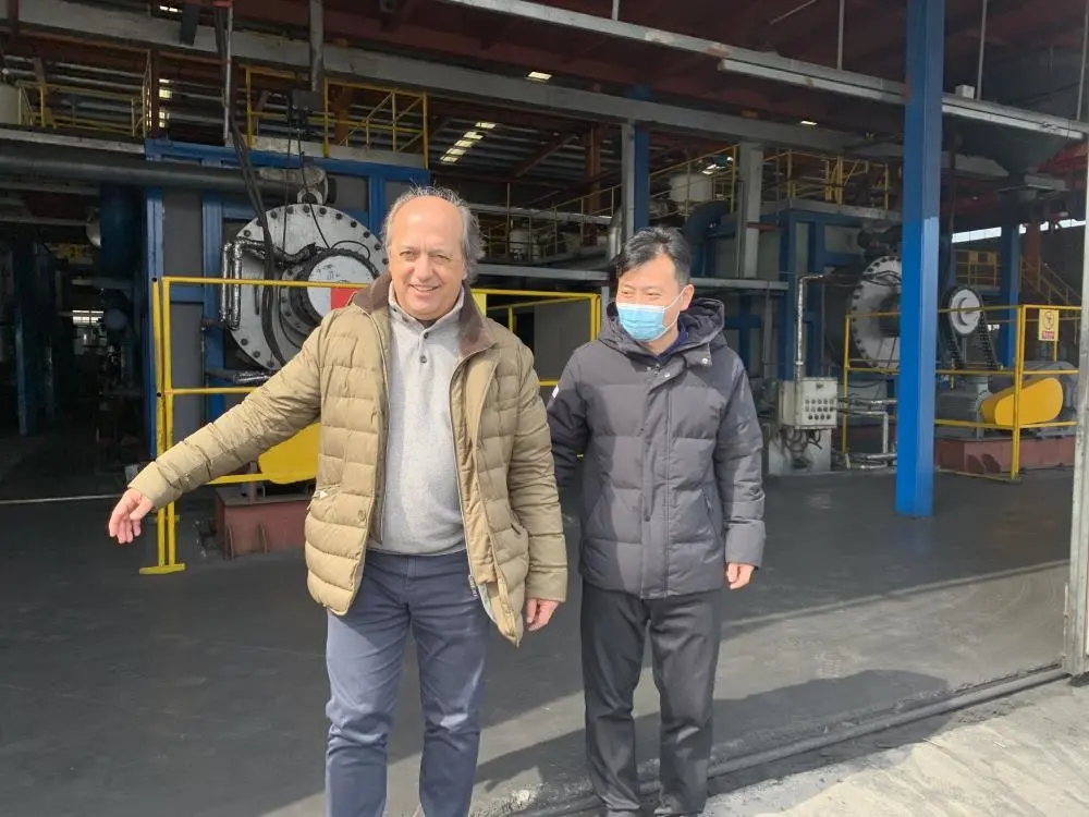 Huayuan Tech installed waste pyrolysis project case overseas
