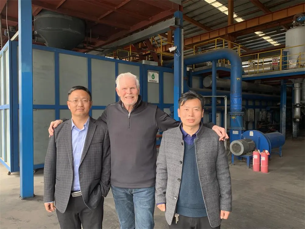 Huayuan Tech waste tire pyrolysis machine batch model