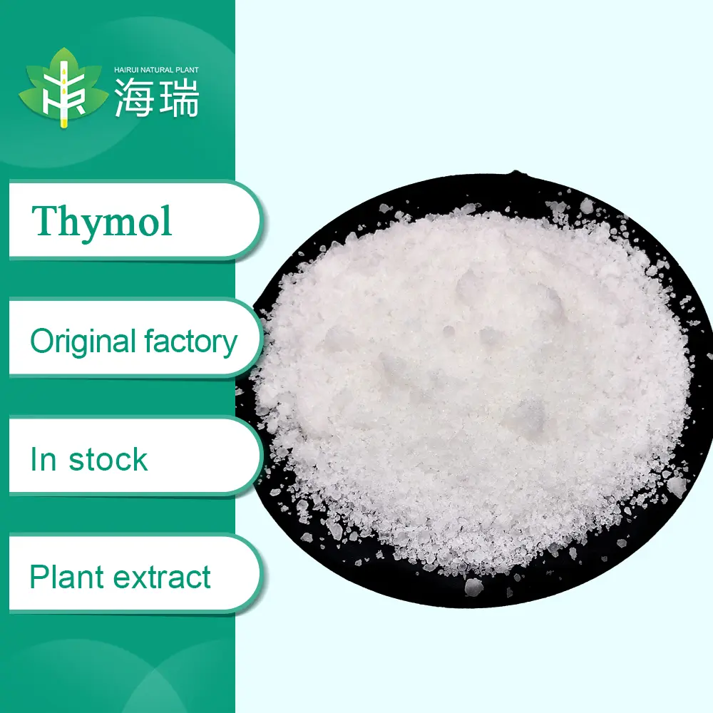 Best China Good Price Thymol Crystal Powder Factory, Exporter