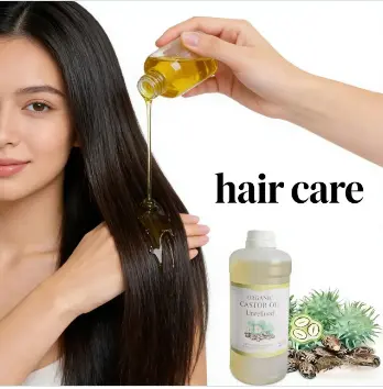 Wholesale Bulk Cold Pressed Black Castor Oil Cosmetic Grade Carrier Oil OEM ODM Private Label for Hair Care  Growth