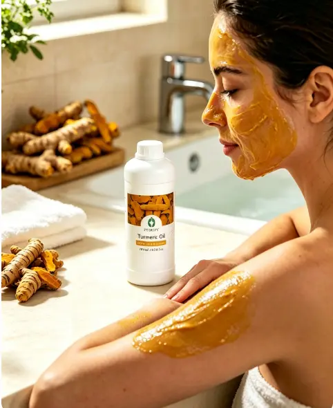Wholesale 100% Natural Turmeric Body Oil Turmeric Root Oil for Glass Skin  Brightening
