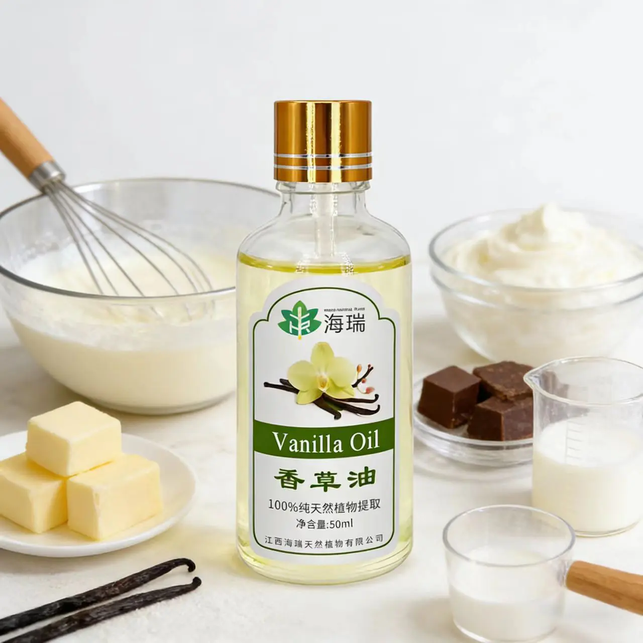 Wholesale Factory Supply Pure Natural Vanilla Oil for Food Additive Factory, Exporter