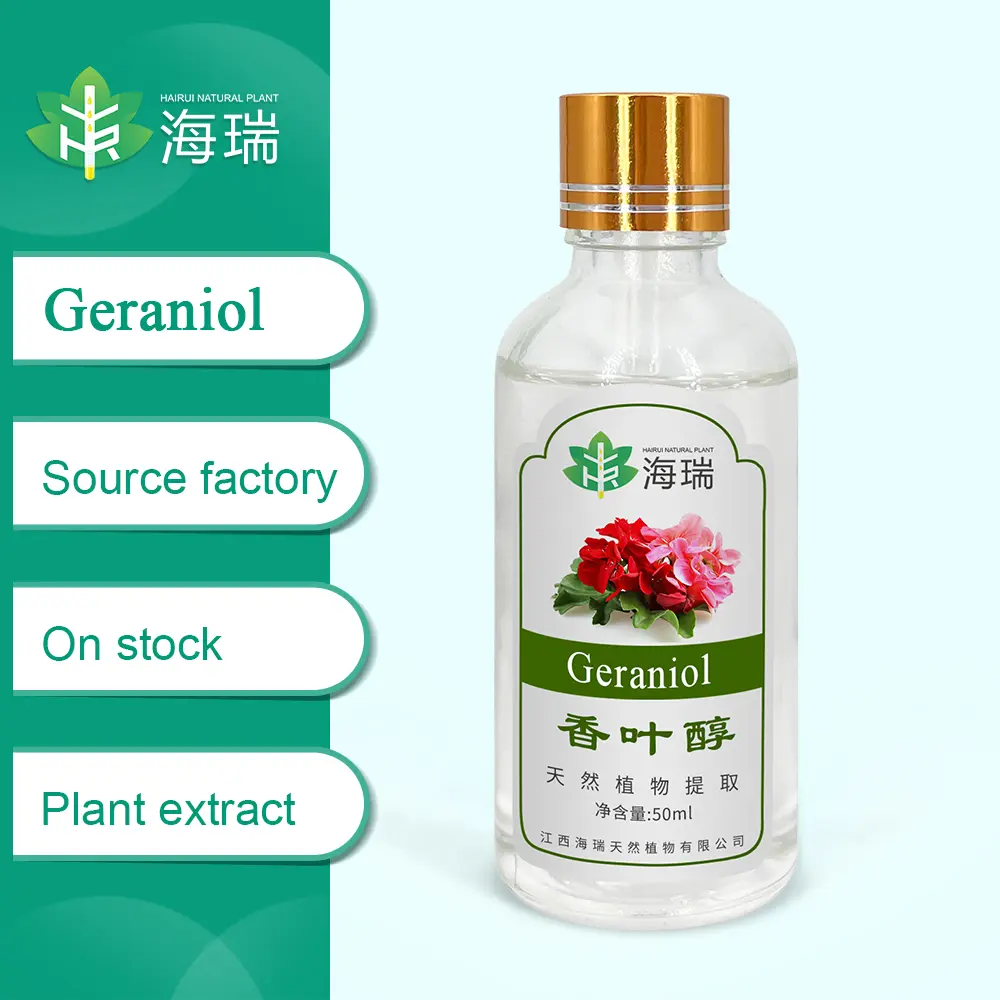 Wholesale China Supply High Purity 98% Geraniol Factory, Exporter