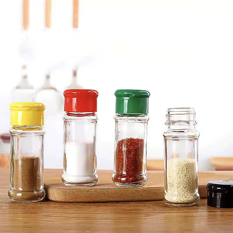 High-Quality Kitchen Supplies Glass Condiment Bottle Pepper Jar Portable Outdoor Barbecue Seasoning Bottle Manufacturers, Manufacturer