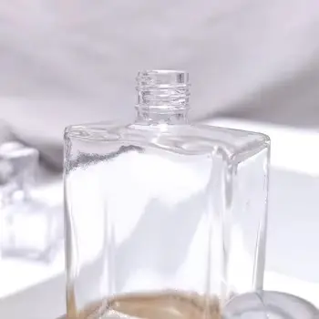 High-Quality High Quality Luxury 30ml Clear Empty Rectangle Perfume Glass Bottle Refillable Custom Cosmetic Spray Pump Direct Factory Sales Suppliers, Factory