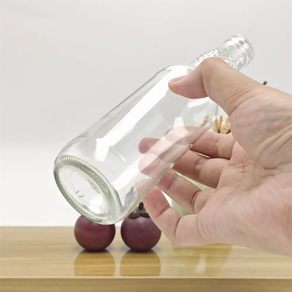 Cheap Glass Soda Bottle Non-Slip Glass Beverage Bottle Beer Bottle Milk Tea Bottle Suppliers, Factories