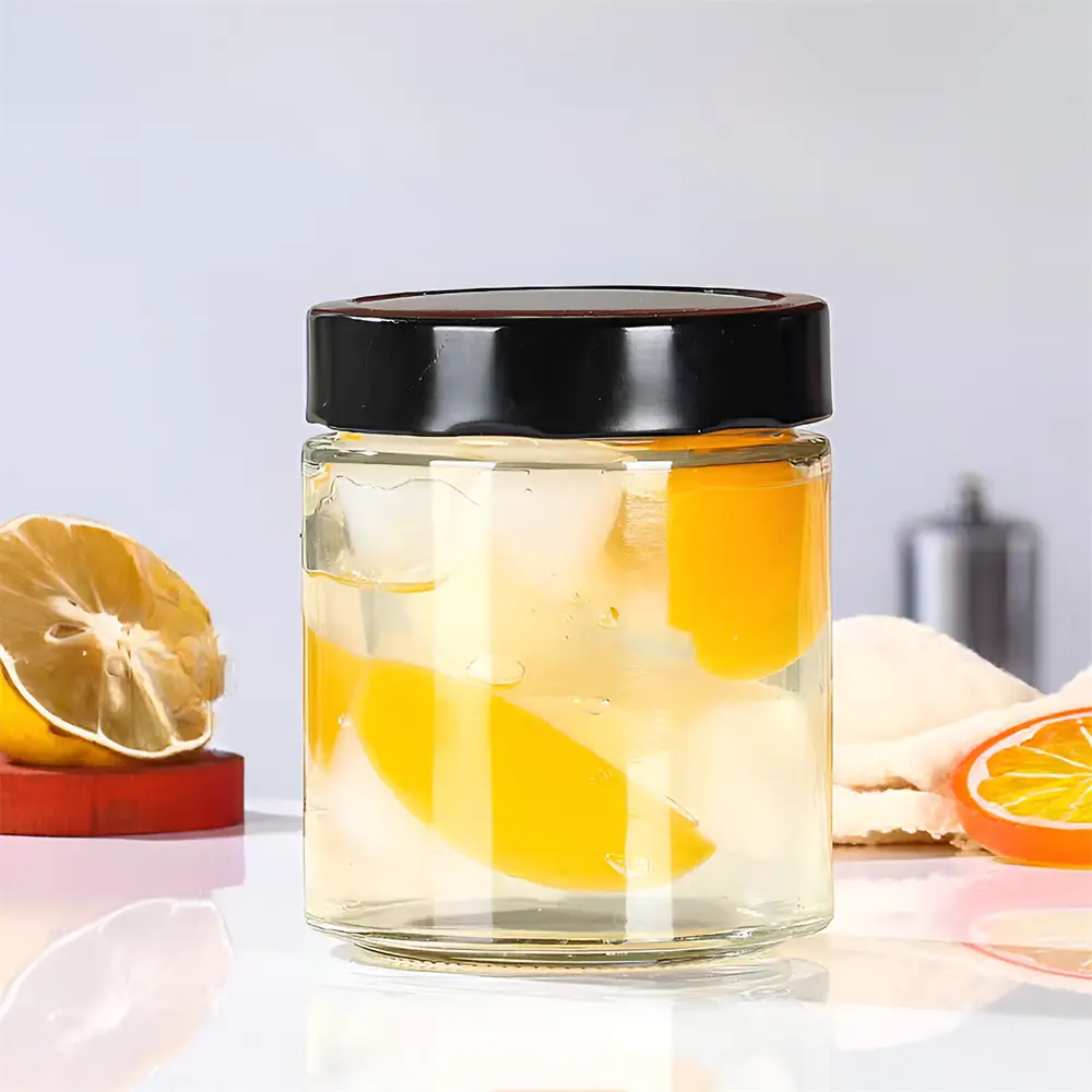 Cheap High Cover Glass Bottle Food Grade Sealed Jar Chili Sauce Bottle Pickle Jar Canning Bottle Supplier, Factories