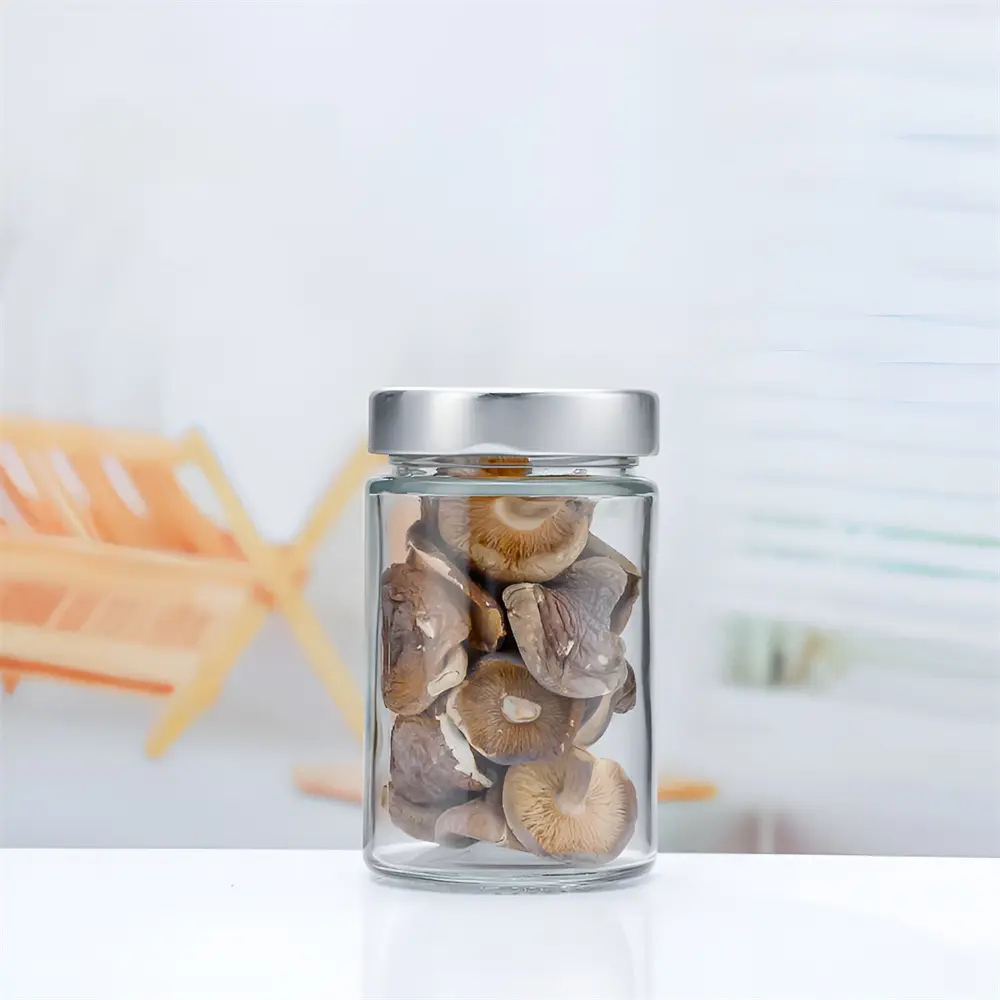 Cheap High Cover Glass Bottle Food Grade Sealed Jar Chili Sauce Bottle Pickle Jar Canning Bottle Supplier, Factories
