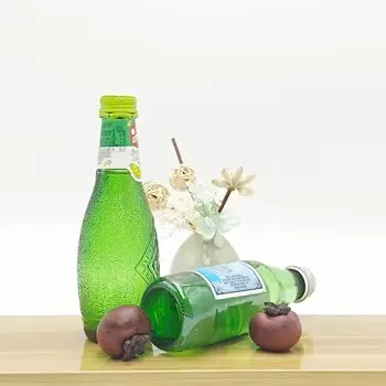 Cheap Direct From Manufacturer 250ml & 500ml Carbonated Drink Clear Round Glass Beverage & Juice Bottles with Metal Screw Cap Suppliers, Manufacturers