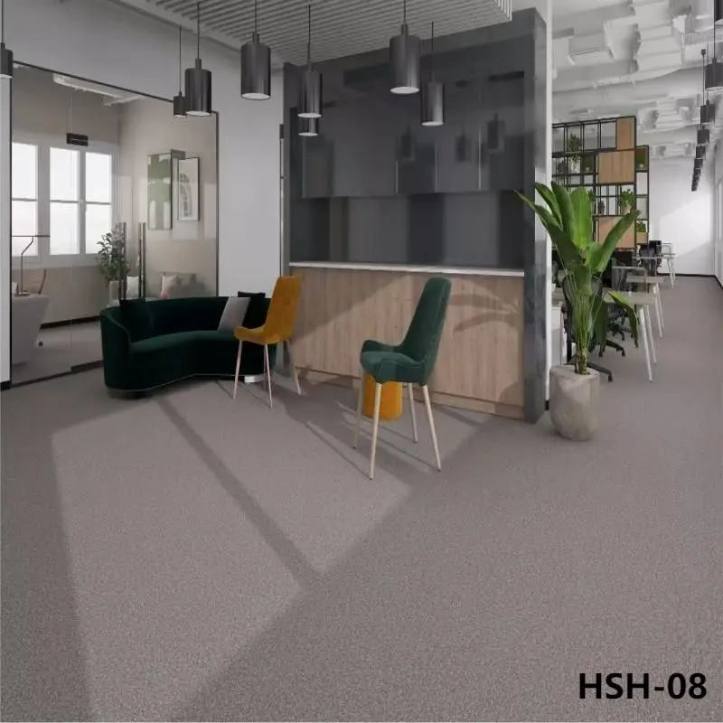 China manufacture Plain PVC Carpet tiles with high quality