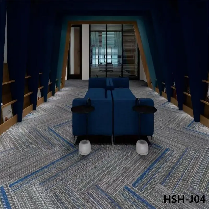 China Best popular Strip PVC Carpet tiles For Buildings Factory, Exporter