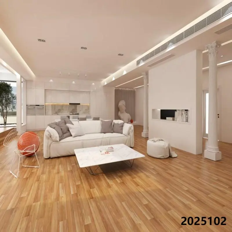 China HSH Wood Grain Series PVC Flooring Roll with High Quality Manufacturers, Suppliers