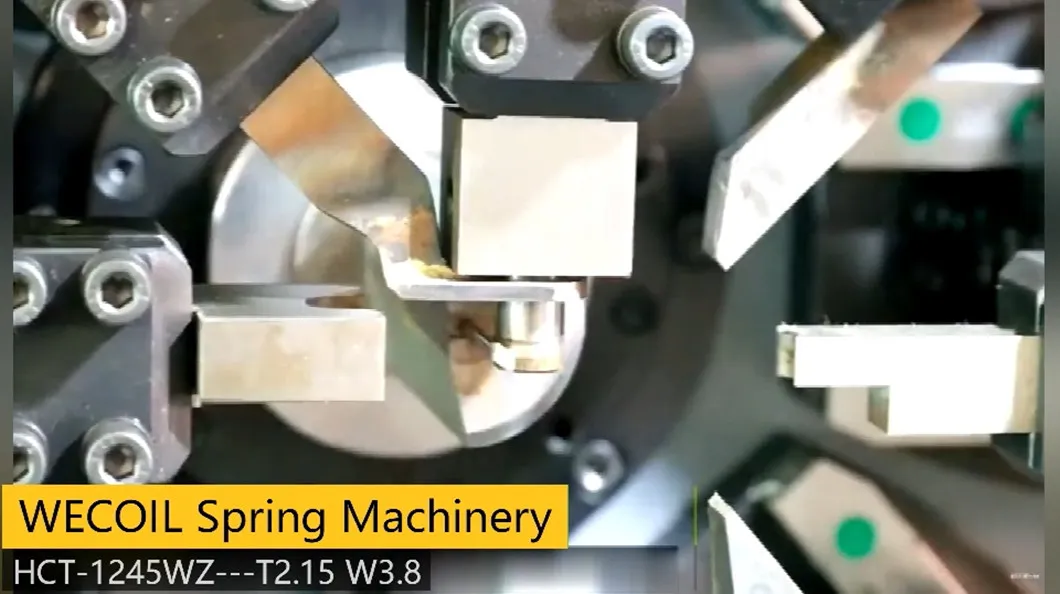 HCT-1245WZ 12 آلة تشكيل النوابض للسيارات بدون محور CNC