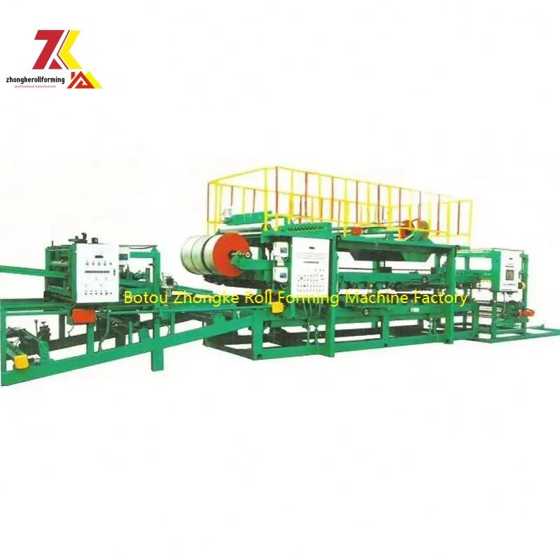 2024 آلات البولي يوريثان الأوتوماتيكية عالية السرعة لصنع ألواح الرغوة السندويتش المعزولة بالفينول