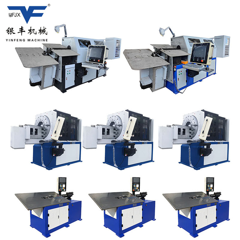 آلة تشكيل الأسلاك عالية الدقة 2D لمكونات إطار مقعد السيارة Yf-CNC-4-120