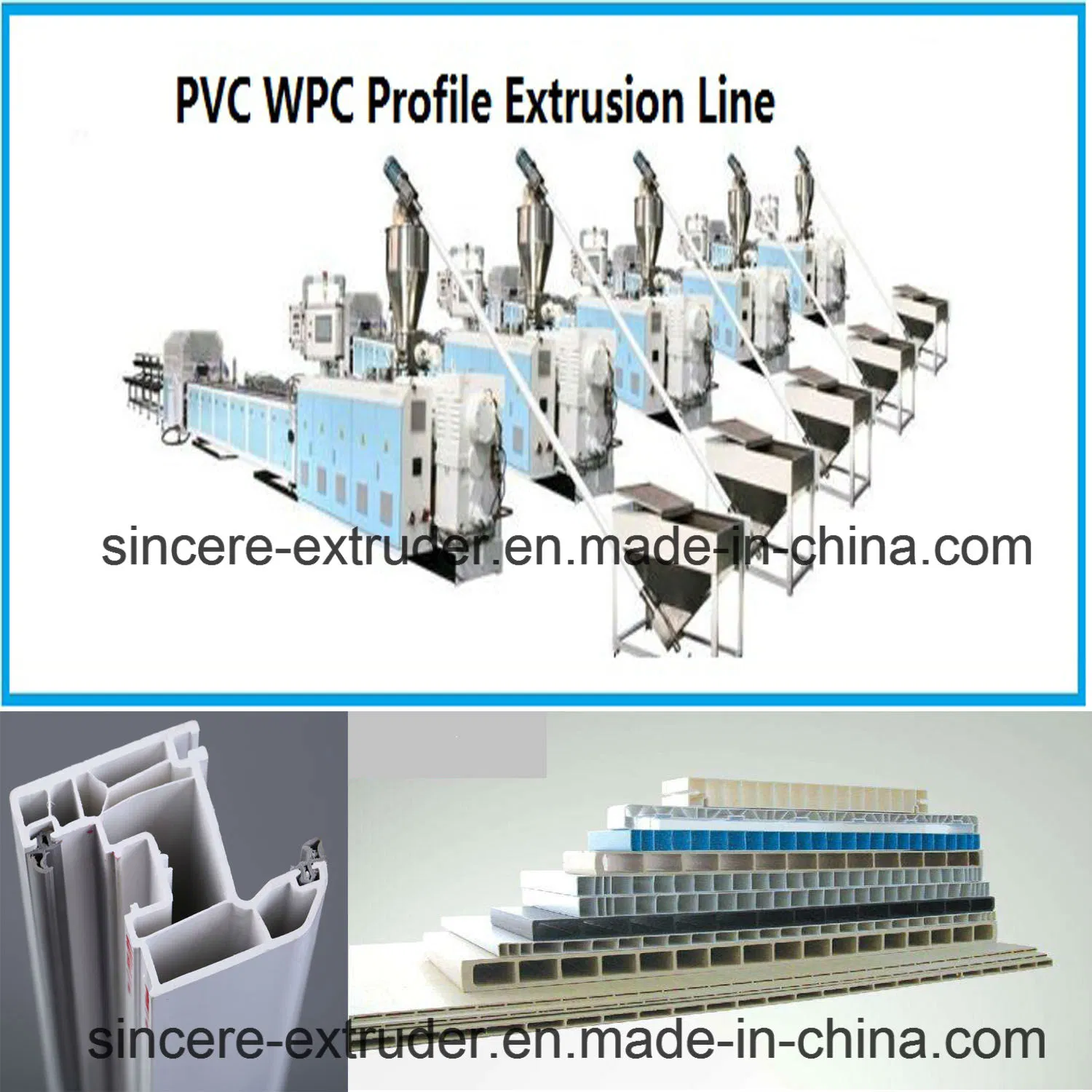 خط إنتاج أبواب ونوافذ وPanels جدران من PVC