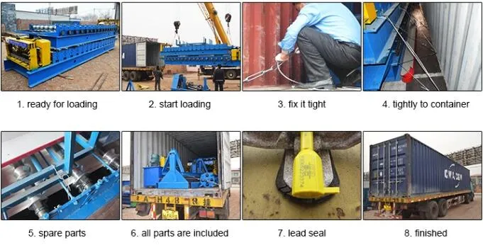 آلة تشكيل صفائح roofing المعدنية المموجة عالية الدقة