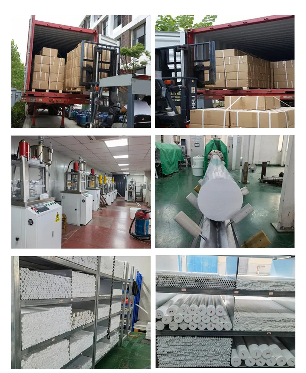 التعبئة والتغليف والشحن لأنبوب PTFE