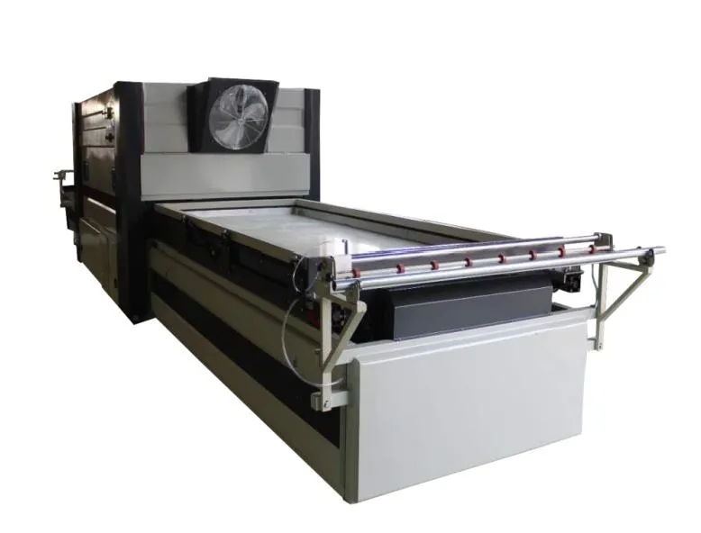 آلة laminating فراغ أوتوماتيكية مزدوجة المحطة لصنع الأبواب