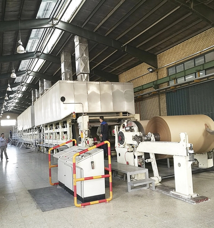5200mm 260t/D ورق الفلوت عالي السرعة ورق كرافت/ آلة ورق مموج