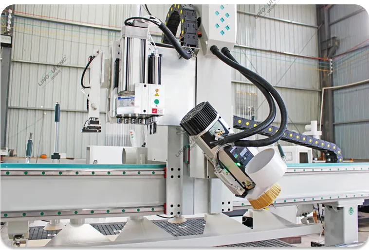 تشكيل بتمريرة واحدة 4-Axis آلة توجيه CNC عمودية للحفر