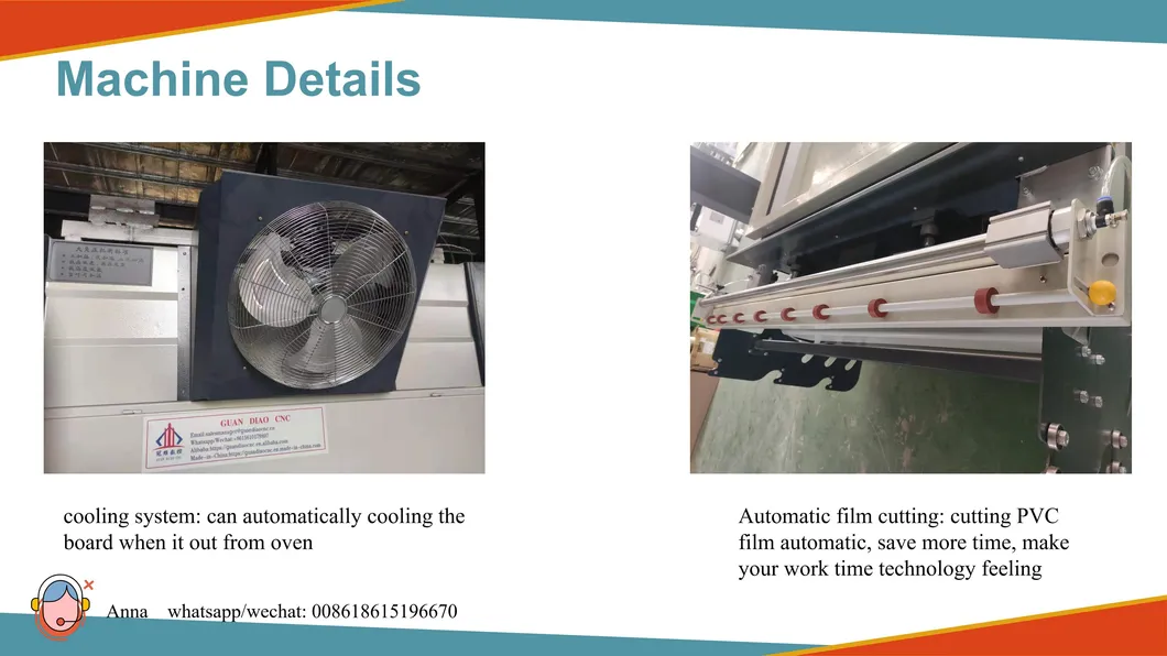 آلة laminating الأثاث اللوحي الأوتوماتيكية للخشب، آلة ضغط الغشاء ذات الضغط العالي والمنخفض لمصنعي خزائن الأبواب، تخصيص