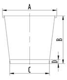 Size specification diagram