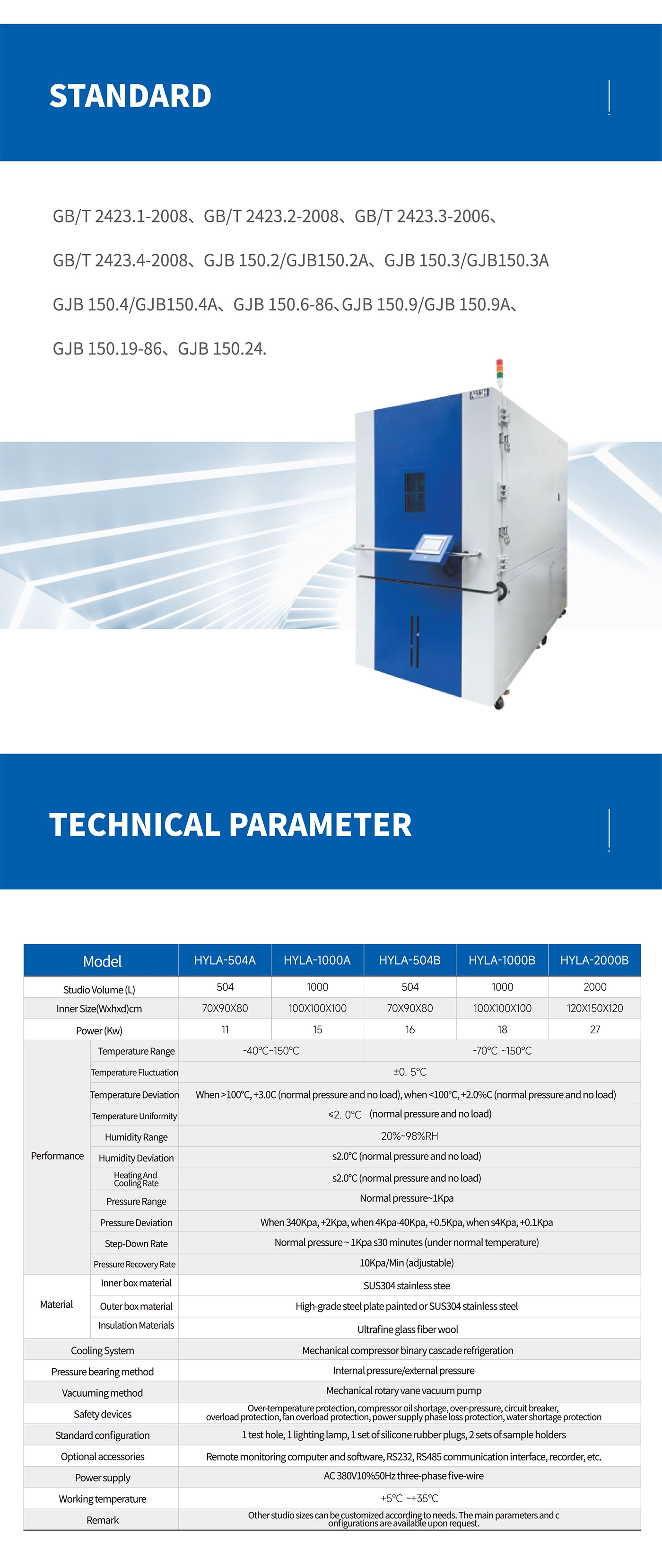 Altitude Simulation Low Pressure Test Chamber View 3