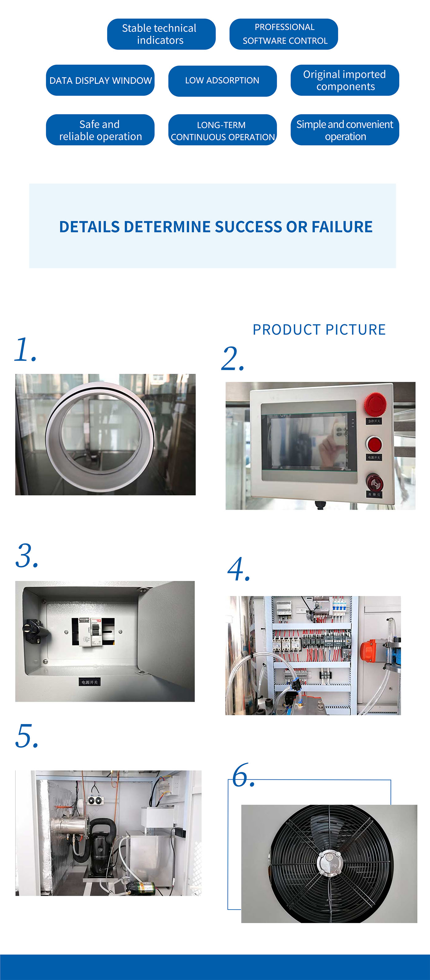 Purifier test chamber view 5