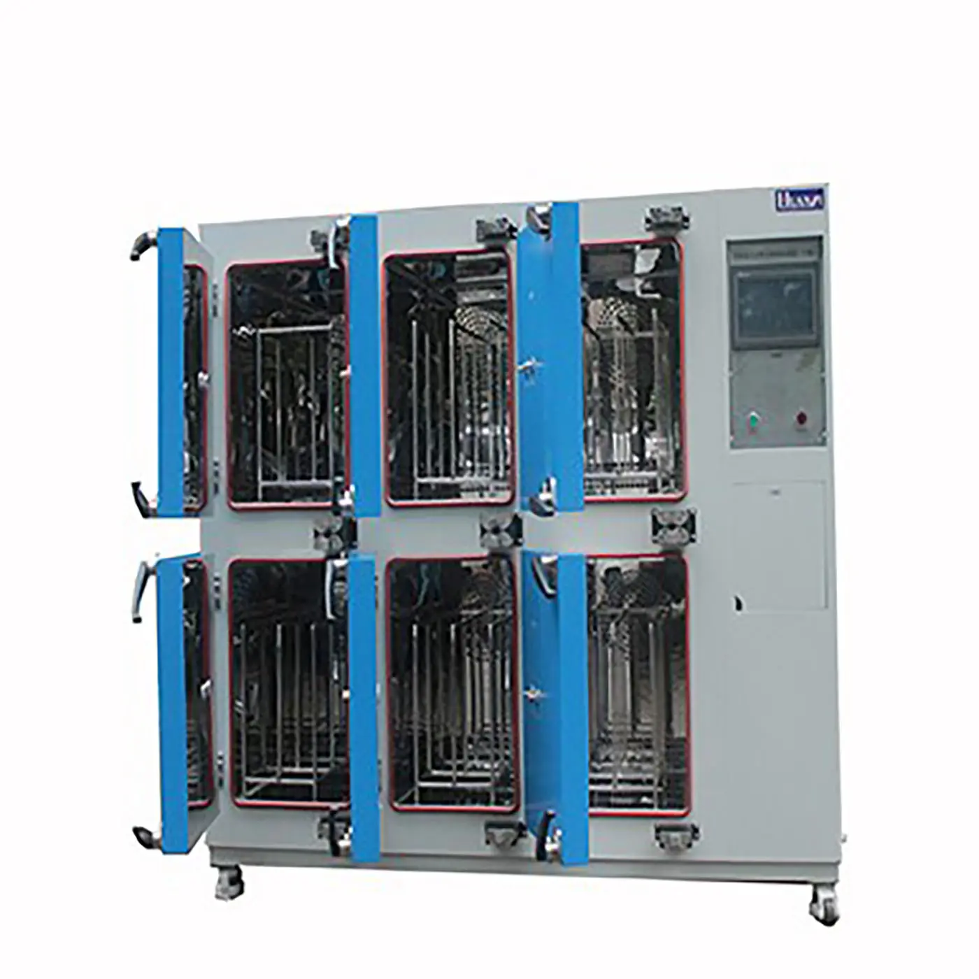 Custom Six Barrels VOC Emission Test Chamber for Plastic Runway Surface Supplier, Factory