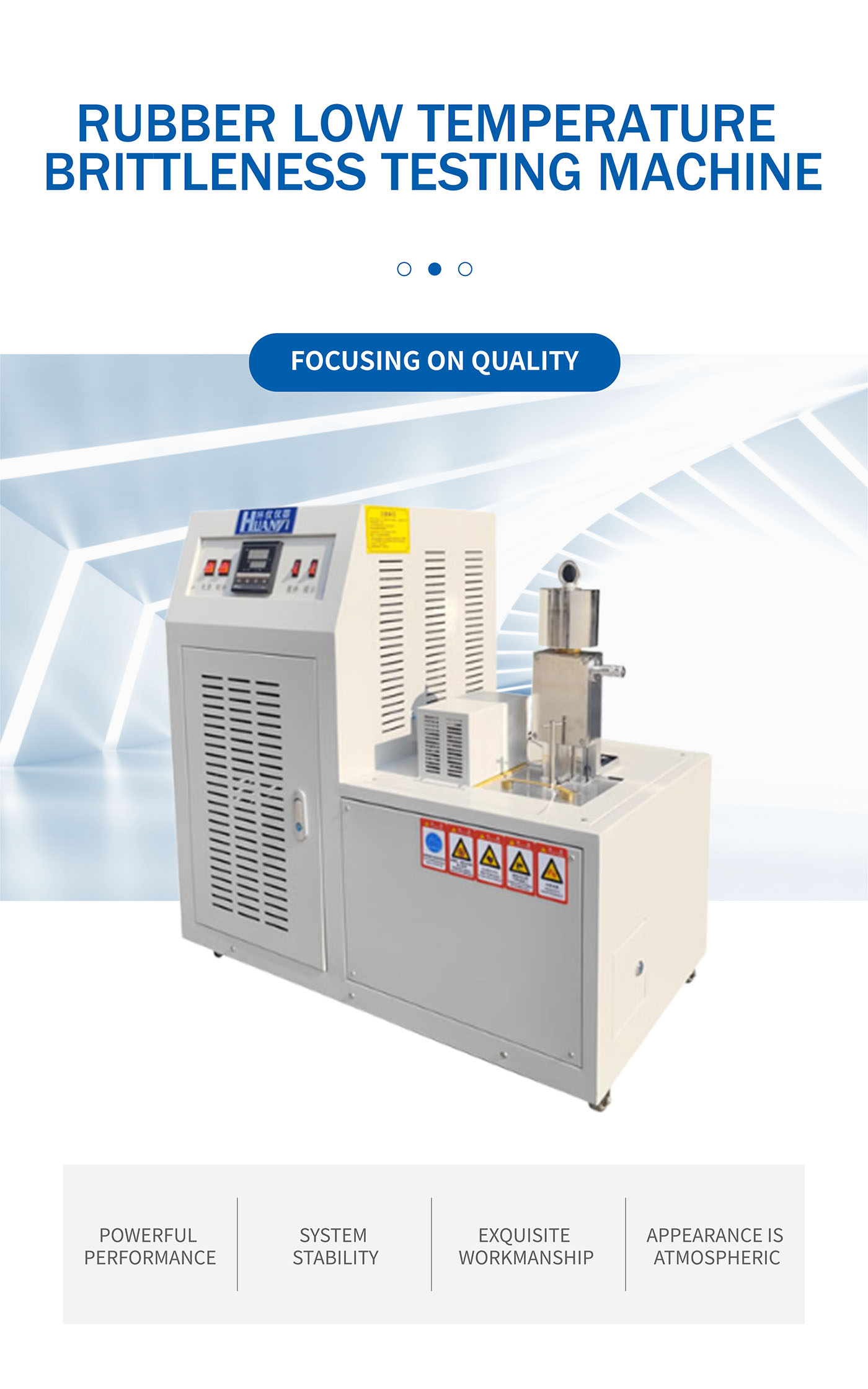 Rubber low temperature brittleness testing machine detail 1