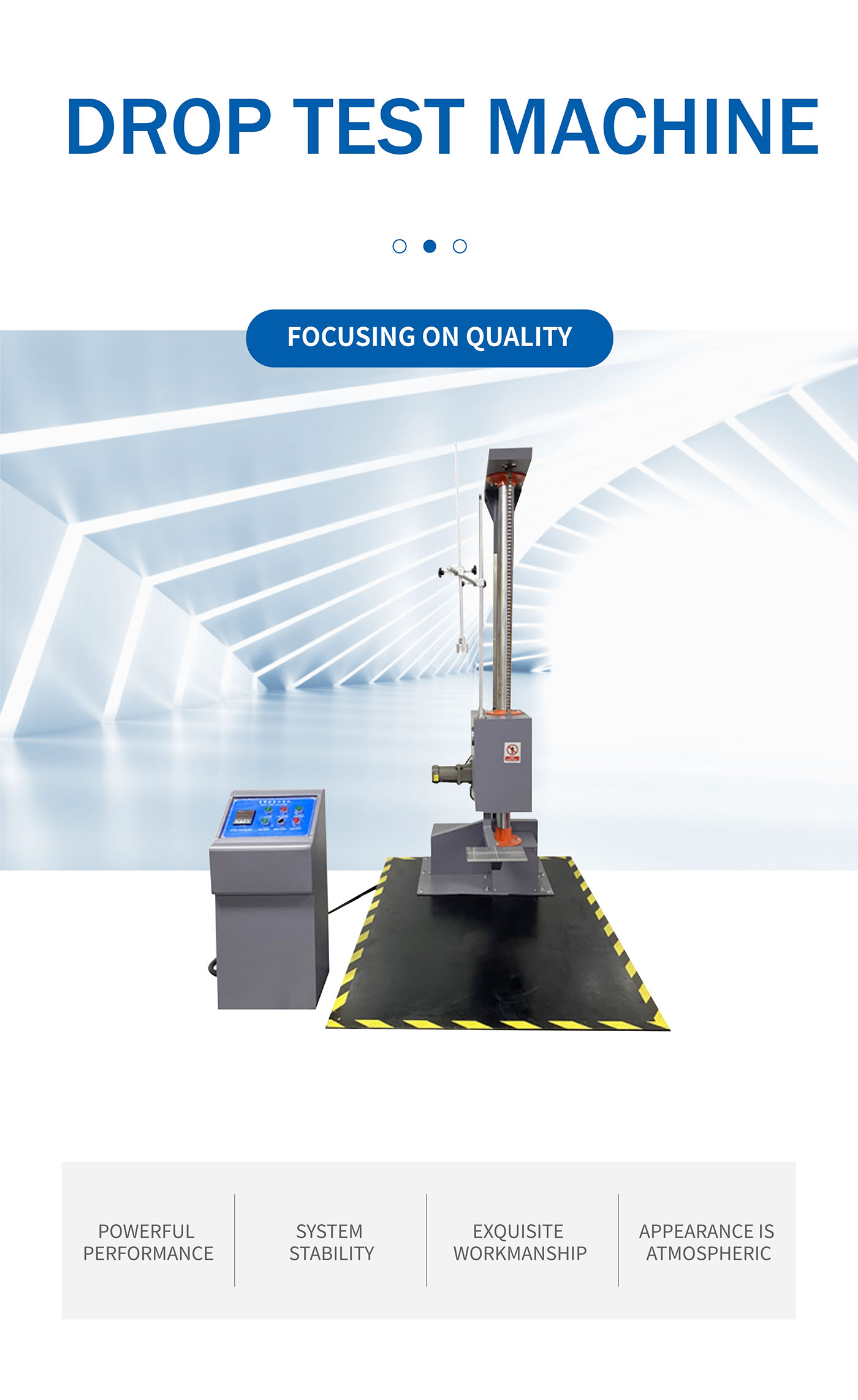 Drop Test Machine Display 1