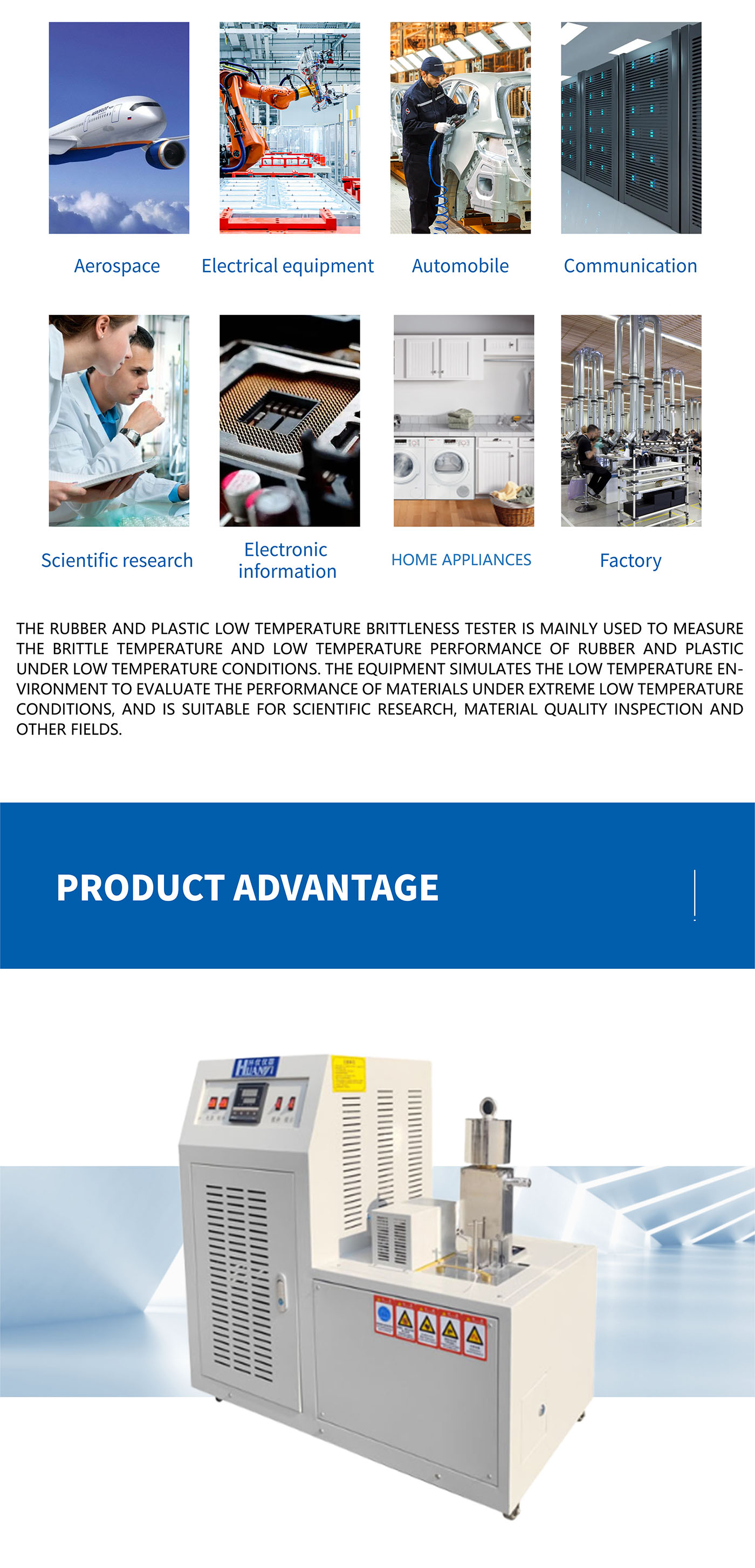 Rubber low temperature brittleness testing machine detail 4