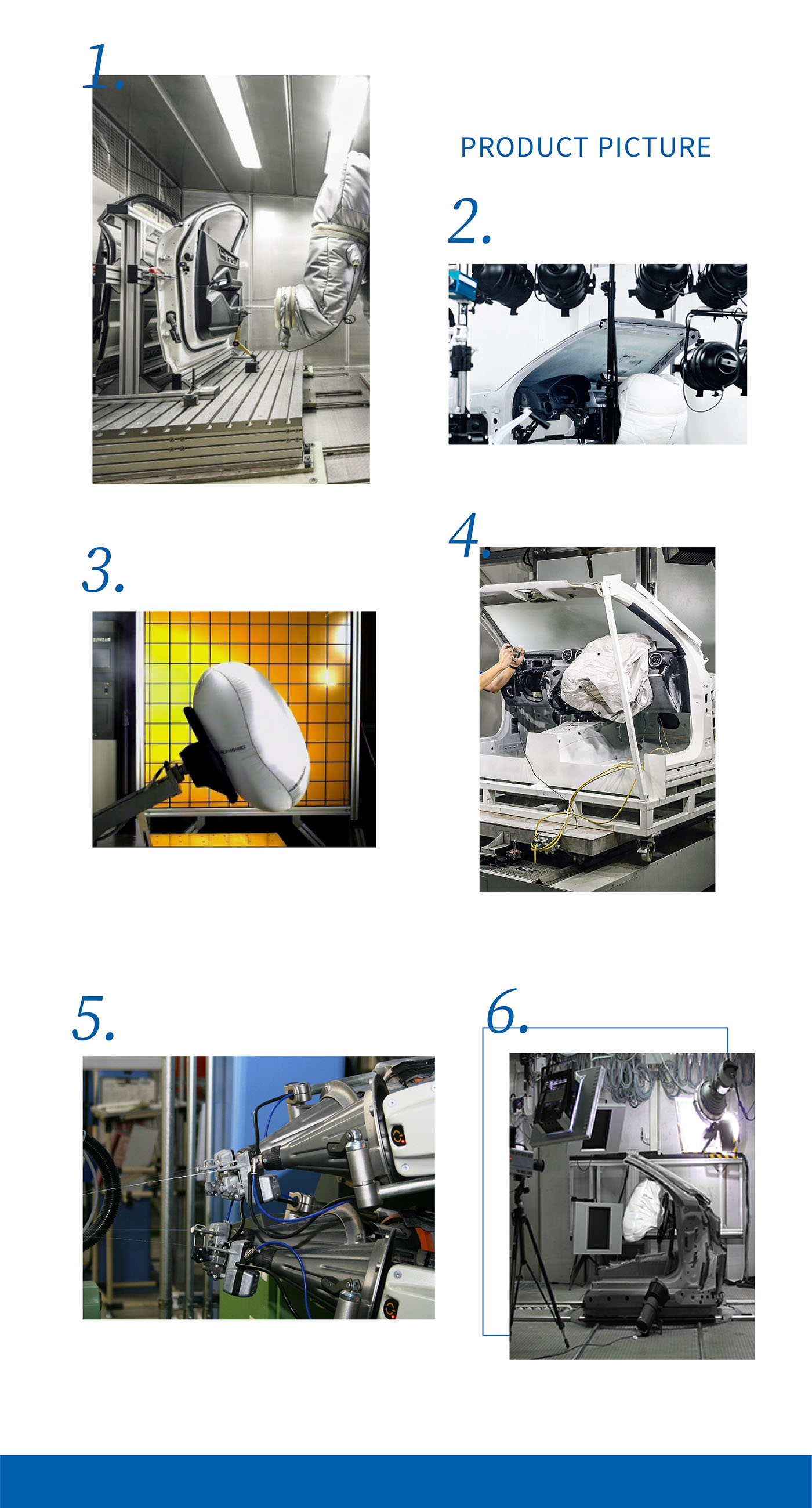 Dynamic and Static Airbag Explosion Test Chamber