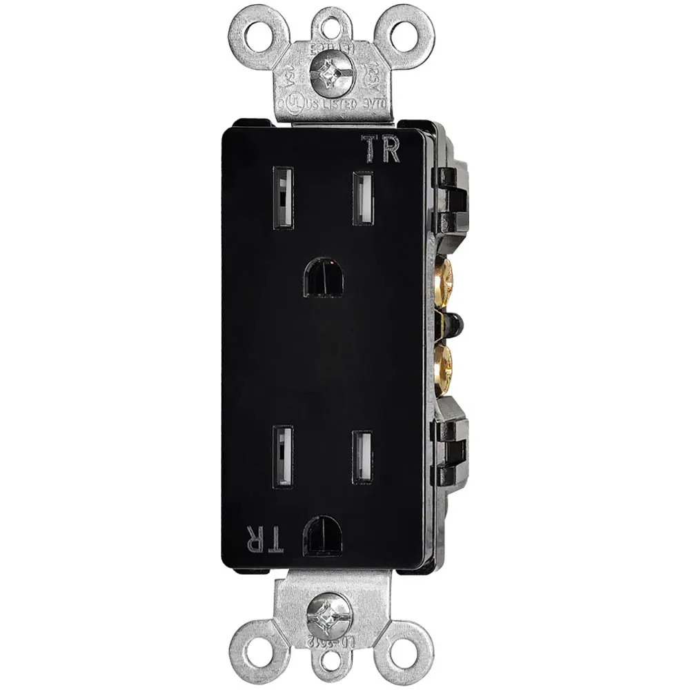 Wholesale 15A125V, 5-15R. Decora Duplex Receptacle.UL Suppliers, Factories