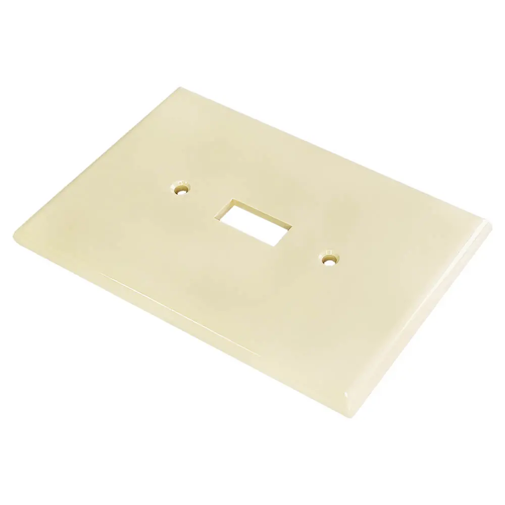 Wholesale 1-Gang Toggle Switch Wall plate, Oversized, Glossy Ivory Manufacturers, Factories