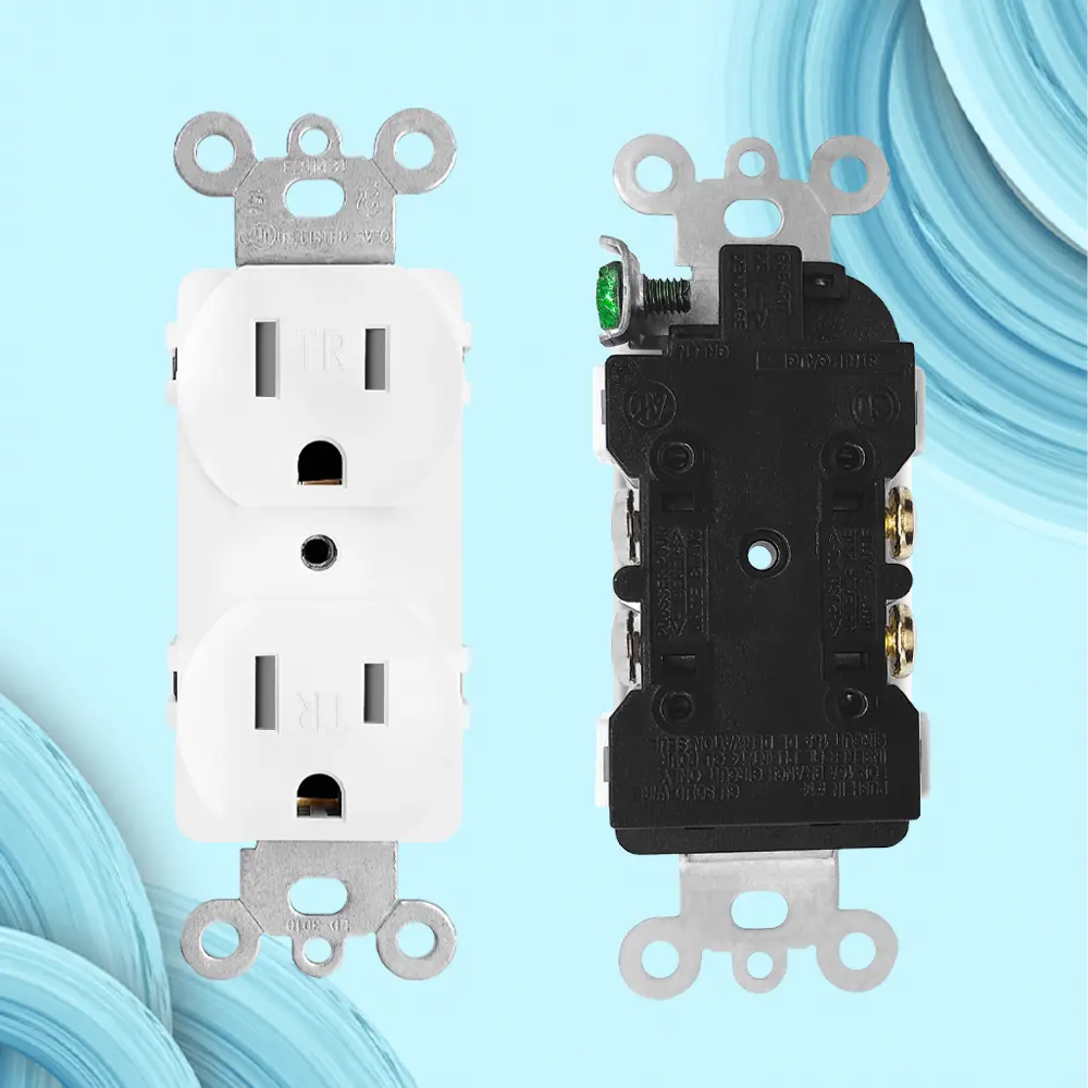 Wholesale 15A125V, 5-15R.Standard Duplex TR Receptacle UL Manufacturer, Factories