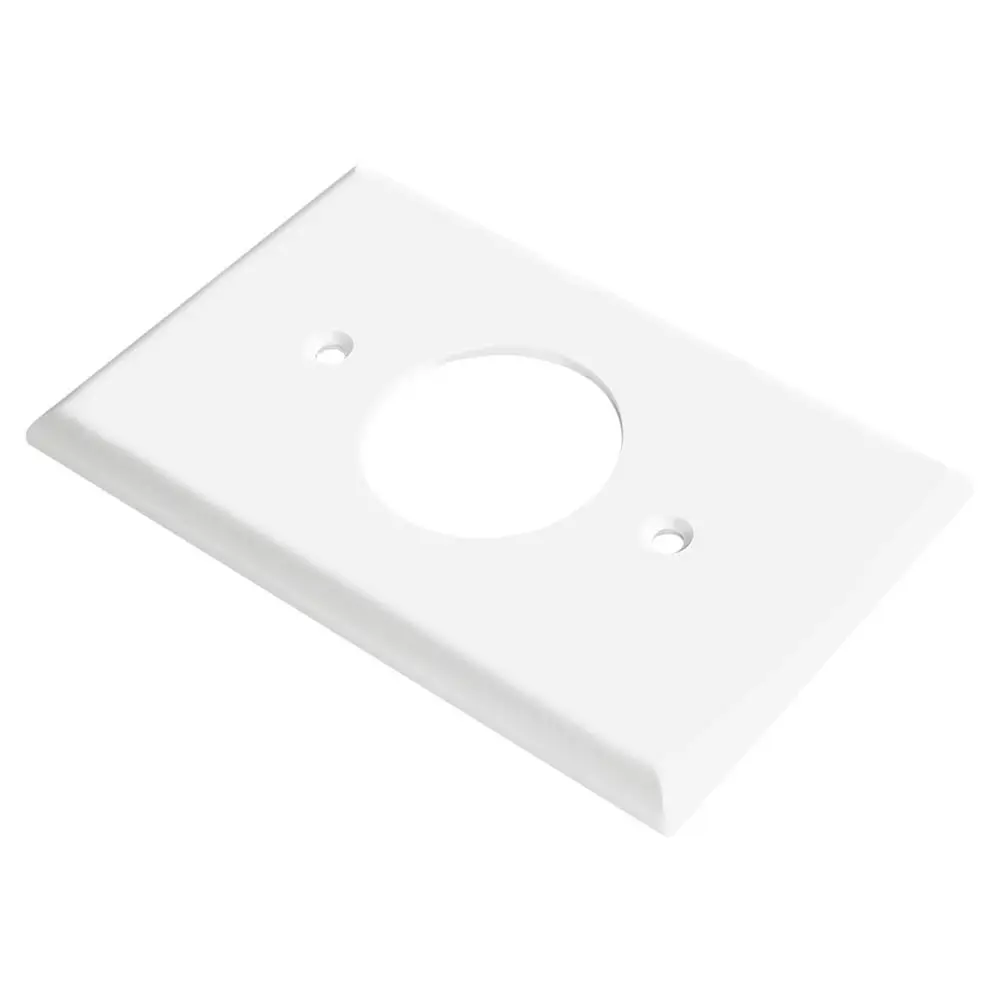 OEM 1-Gang Single Receptacle Wall Plate, Standard Size, Glossy White Supplier, Factories